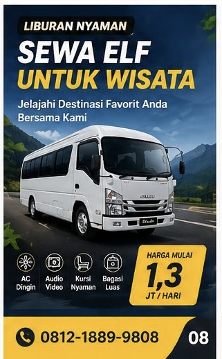 sewa elf wisata